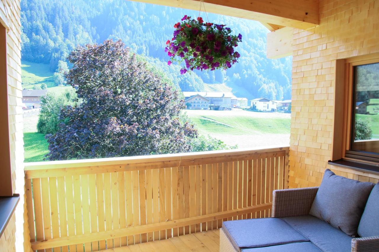 Haus Bergquell Apartment Au (Vorarlberg) ภายนอก รูปภาพ