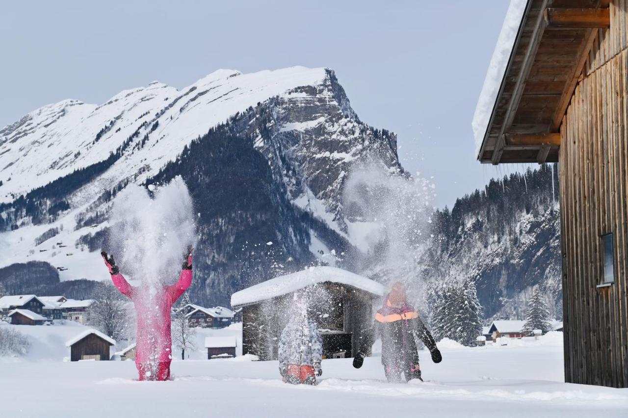 Haus Bergquell Apartment Au (Vorarlberg) ภายนอก รูปภาพ
